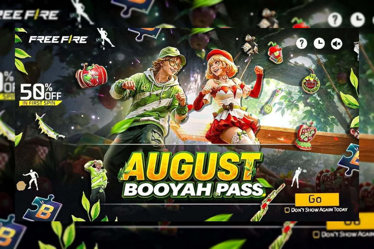 Booyah Pass Free Fire S44 Agustus 2026 Telah Rilis, Ini Detailnya