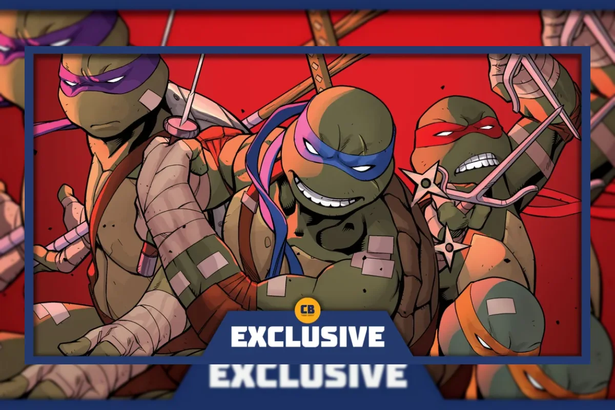 Ilustrasi sampul komik Teenage Mutant Ninja Turtles
