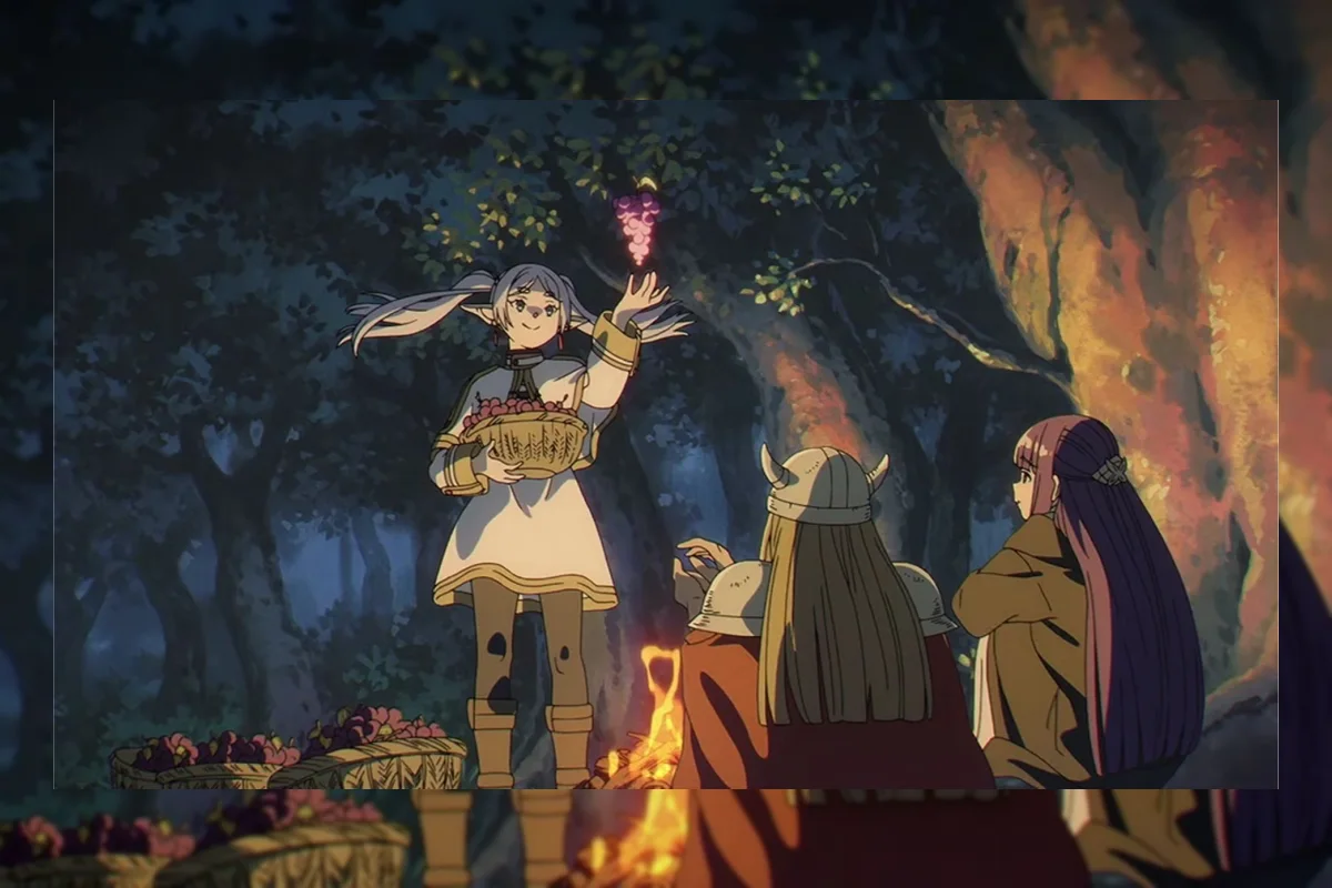 Ilustrasi sistem sihir dalam anime fantasi