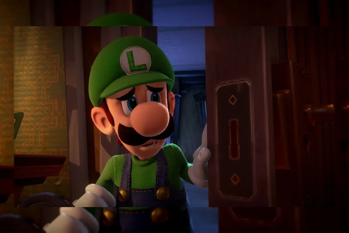 Luigi dalam game Luigi's Mansion