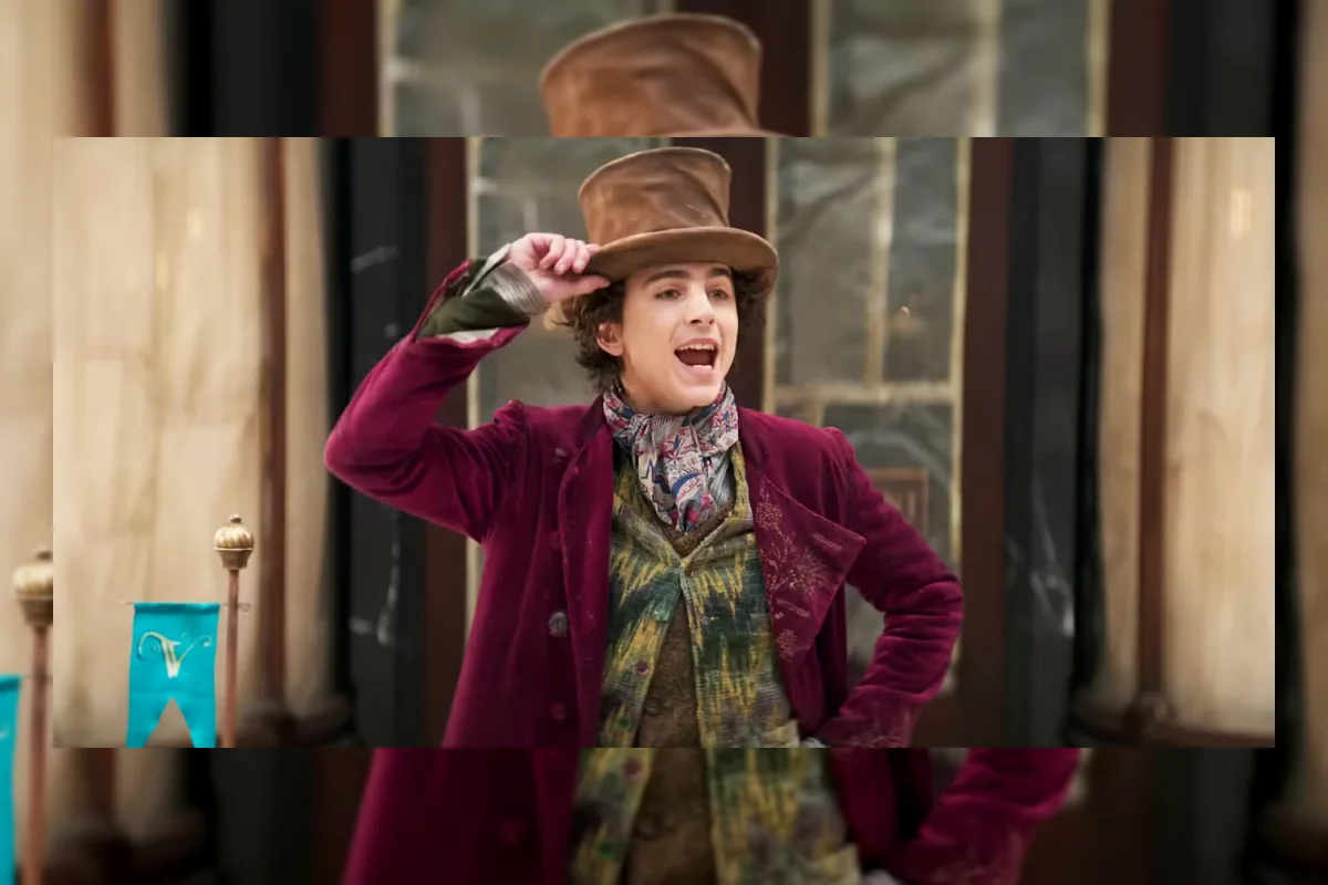 Timothée Chalamet sebagai Willy Wonka dalam film
