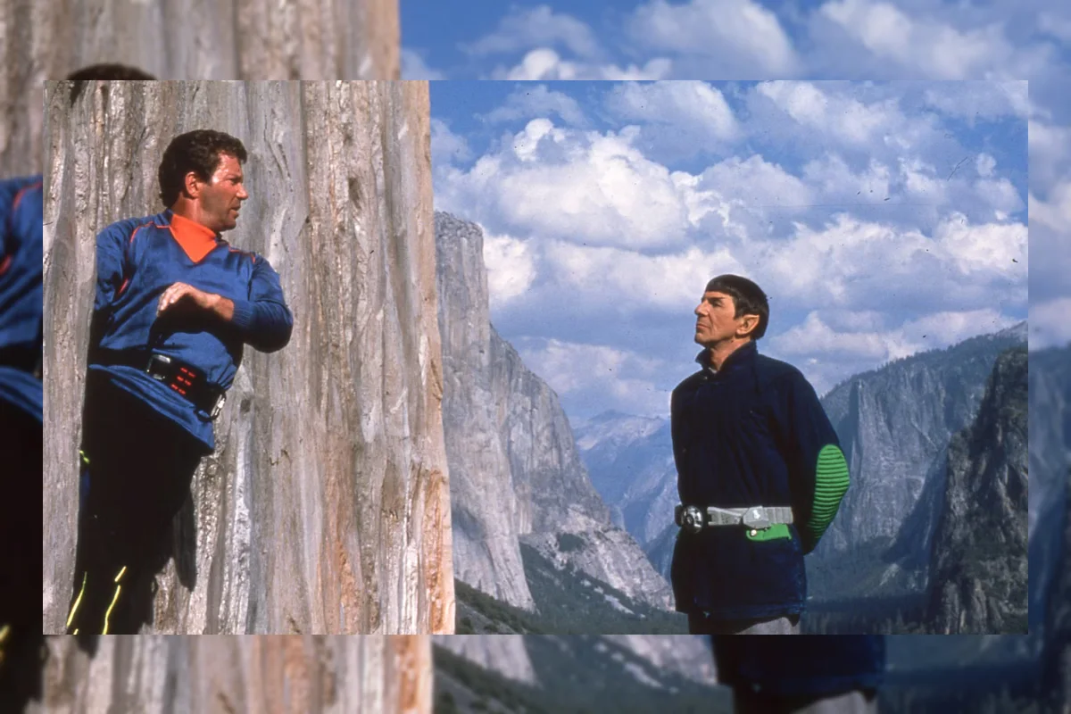 Kapten James T. Kirk dalam film Star Trek V: The Final Frontier