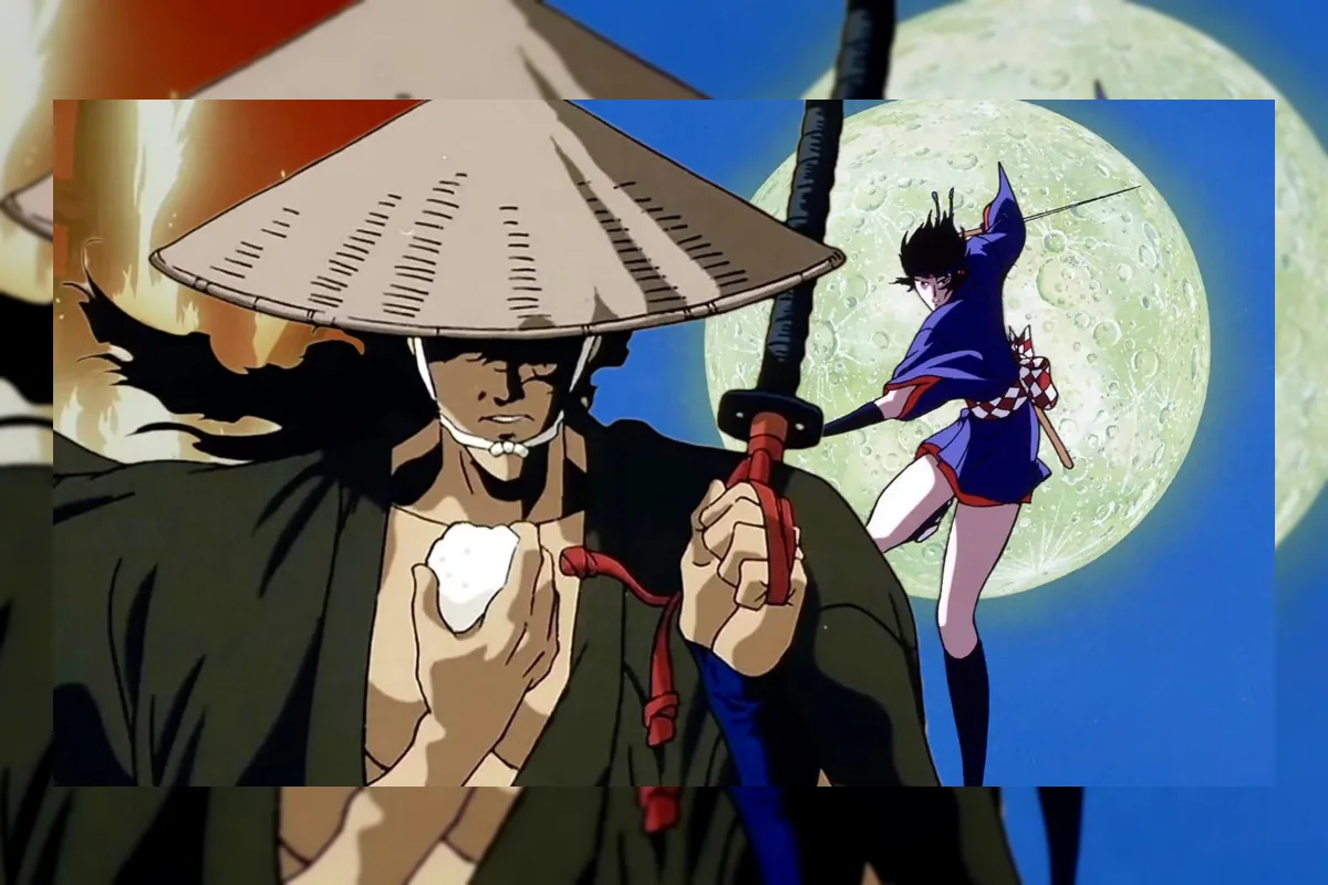 Ilustrasi film anime Ninja Scroll versi remaster