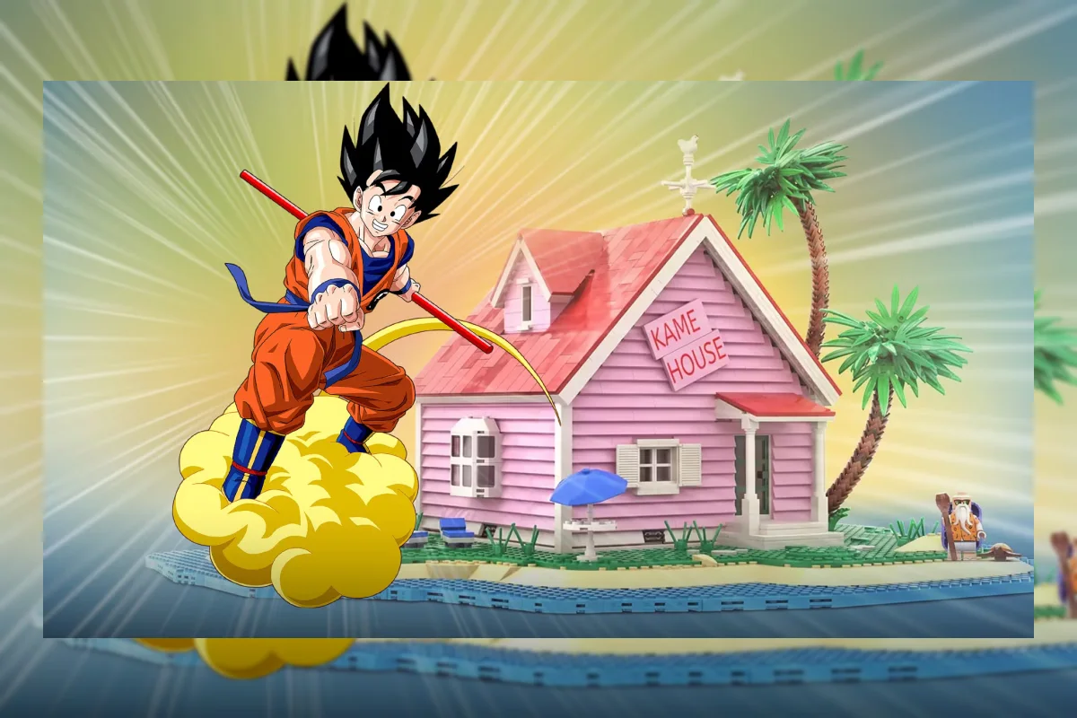Model LEGO Kame House Dragon Ball