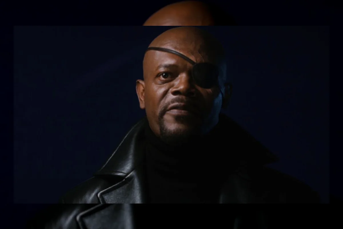 Samuel L Jackson sebagai Nick Fury di film Marvel