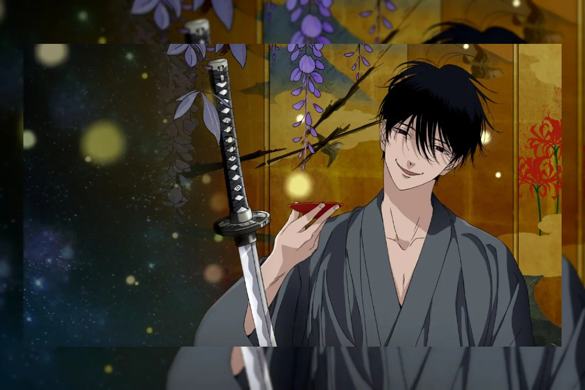 Ilustrasi anime romantis gelap
