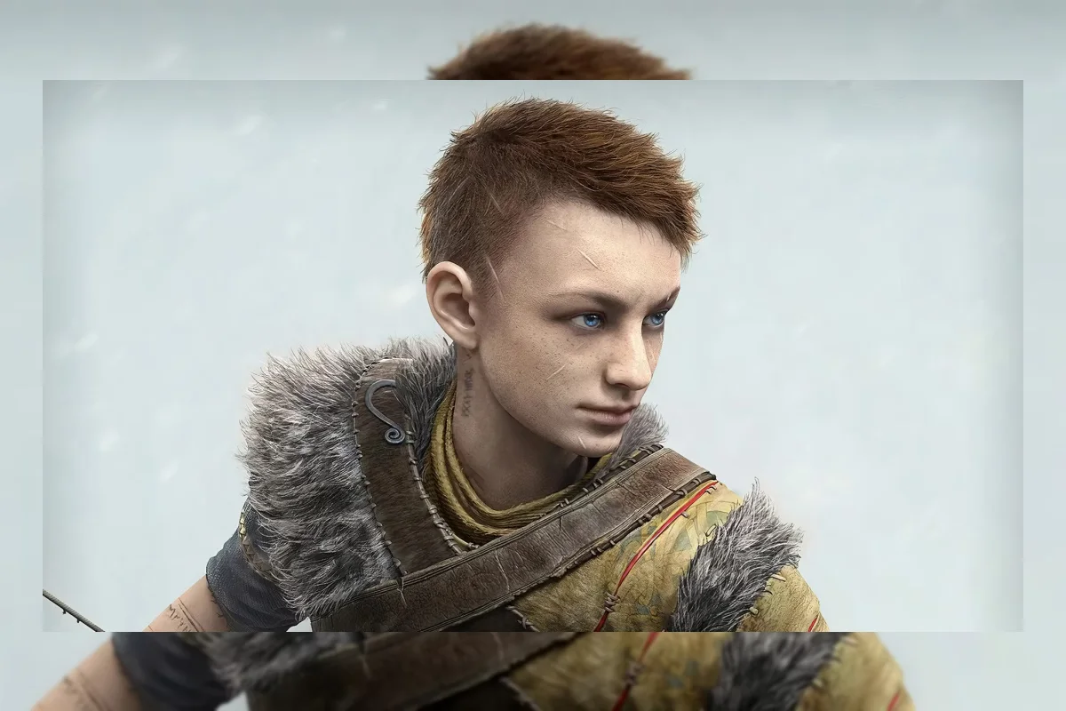 Patung koleksi Atreus dari God of War Ragnarök