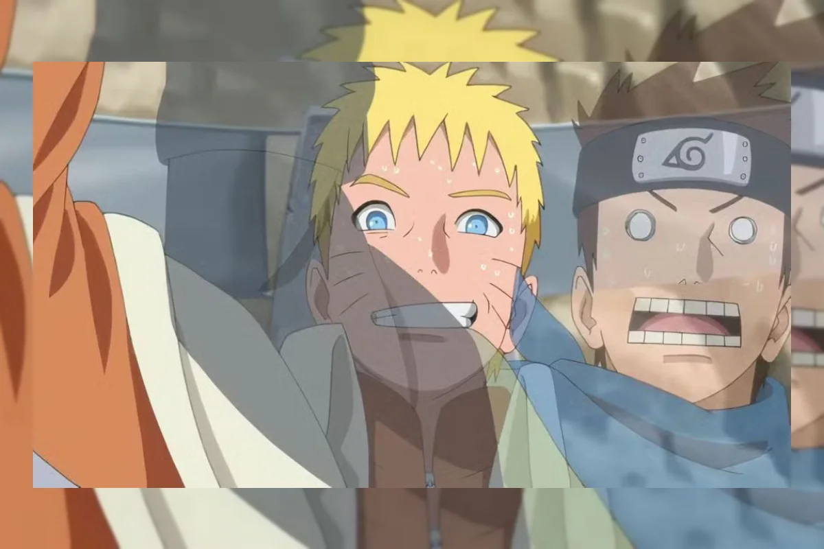 Ilustrasi karakter Boruto dan Naruto