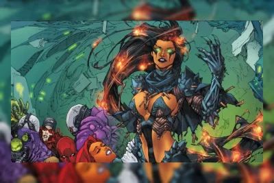 Seni Komik Asli Penampilan Pertama Blackfire Dijual