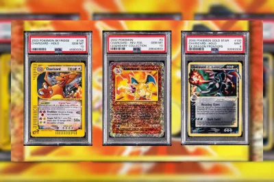Kartu Charizard Legendary Collection Cetak Rekor Baru, Tiga Lainnya Mendekat