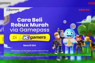 Cara Top Up Robux Roblox 5 Hari di VCGamers
