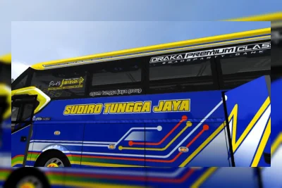 Koleksi Livery BUSSID STJ Draka: Tampilan Bus Makin Keren
