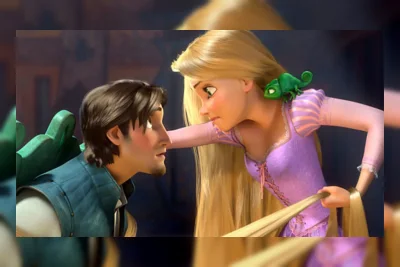 Foto Set Tangled Live-Action Bocor, Rambut Pendek Rapunzel Jadi Sorotan
