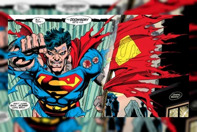 Set Figure Death of Superman Hadirkan Adegan Ikonik Pertarungan DC