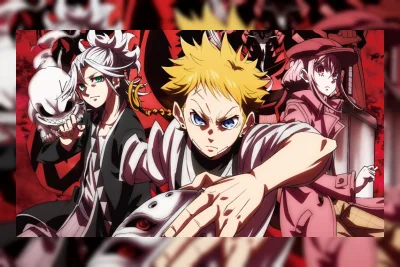 Anime Aksi Spooky The Vermilion Mask Ungkap Tanggal Rilis Resmi