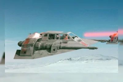 Model Snowspeeder Carrie Fisher dari Star Wars Dilelang Terbuka