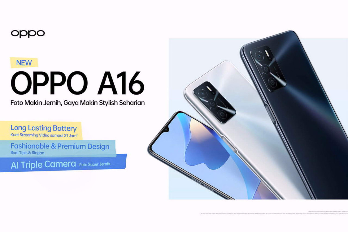 OPPO A16: HP Murah Terjangkau dengan Performa Layak, Cuma Rp 1 Jutaan Saja