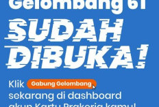 Buruan Daftar! Kartu Prakerja Gelombang 61 Resmi Dibuka: Cek Syarat dan Ketentuanya, Dapatkan Intensif Sebesar Rp 4,2 Juta