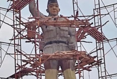 VIRAL! Patung Bung Karno di Musi Banyuasin Buat Kontroversial Sebab Berbadan Gemuk, Warganet Beri Banyak Reaksi